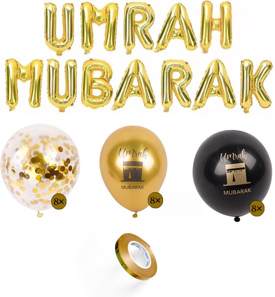Umrah mubarak versiering
