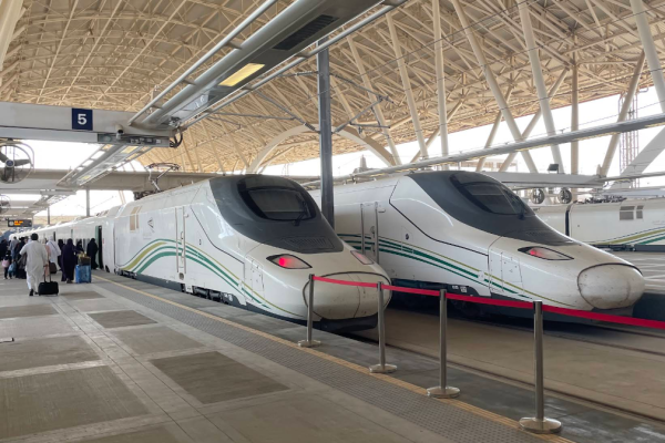 Trein tussen Mekka en Medina